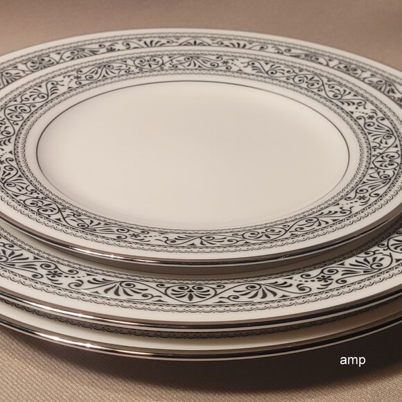 Noritake Prelude (Lot of) 2 Salad Plates + 1 Bread & Butter Plate - Picture 1 of 4